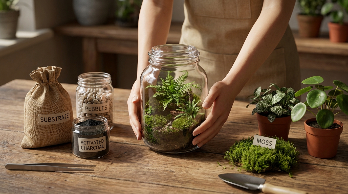 Your first closed terrarium: a no-fail setup guide