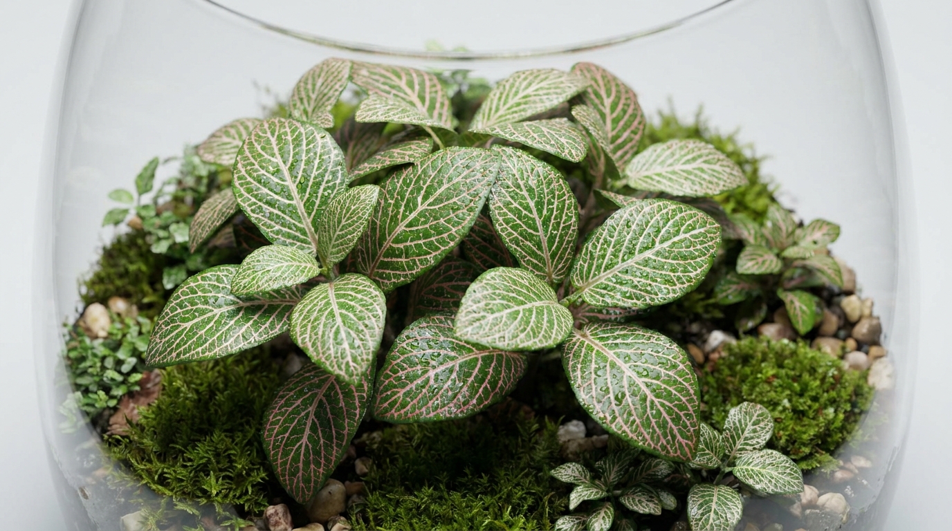 Fittonia (nerve plant) terrarium care guide